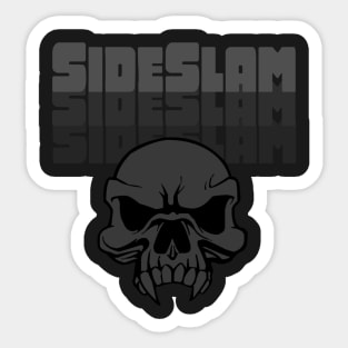 SideSlam blkout Sticker